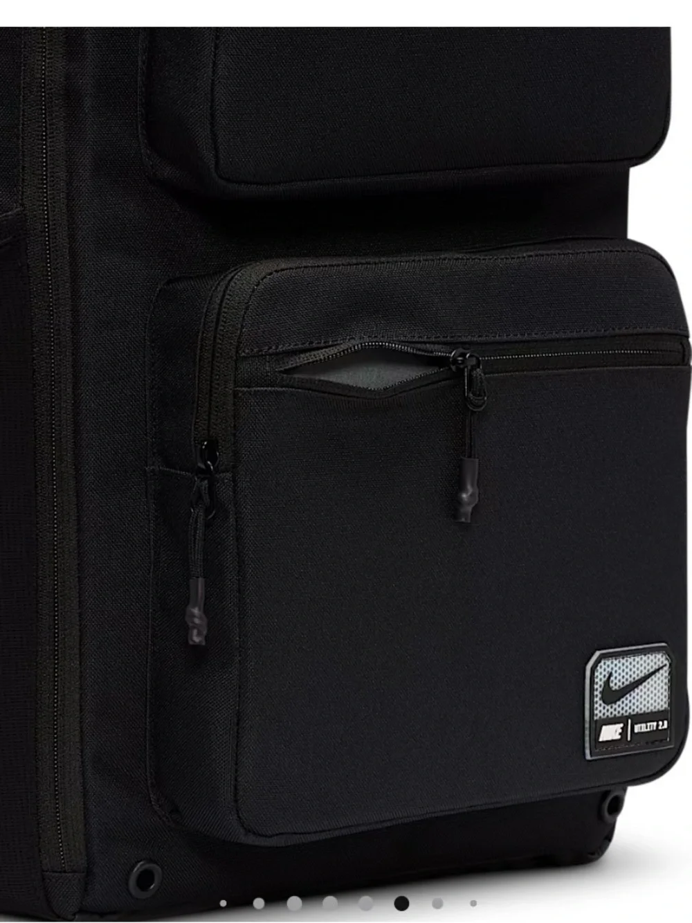 Nike Black Tactical Backpack with Front Organizer Pockets